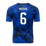 Camiseta Estados Unidos Jugador Musah Segunda 2022