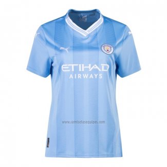 Camiseta Manchester City Primera Mujer 2023-2024