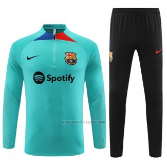 Chandal de Sudadera del Barcelona 2023-2024 Verde