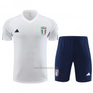 Chandal del Italia Manga Corta 2023-2024 Blanco - Pantalon Corto