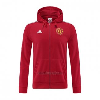 Chaqueta con Capucha del Manchester United 2022-2023 Rojo