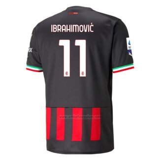 Camiseta AC Milan Jugador Ibrahimovic Primera 2022-2023