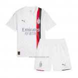 Camiseta AC Milan Segunda Nino 2023-2024