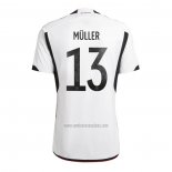 Camiseta Alemania Jugador Muller Primera 2022