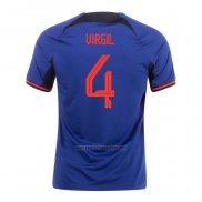 Camiseta Paises Bajos Jugador Virgil Segunda 2022
