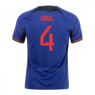 Camiseta Paises Bajos Jugador Virgil Segunda 2022