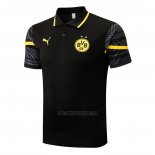 Camiseta Polo del Borussia Dortmund 2022-2023 Negro y Amarillo