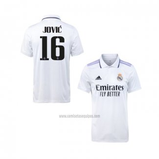 Camiseta Real Madrid Jugador Jovic Primera 2022-2023