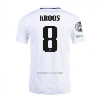 Camiseta Real Madrid Jugador Kroos Primera 2022-2023