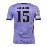 Camiseta Real Madrid Jugador Valverde Segunda 2022-2023