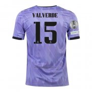 Camiseta Real Madrid Jugador Valverde Segunda 2022-2023