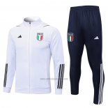 Chandal de Chaqueta del Italia 2023-2024 Blanco