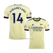 Camiseta Arsenal Jugador Aubameyang Segunda 2021-2022