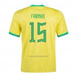 Camiseta Brasil Jugador Fabinho Primera 2022