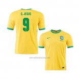 Camiseta Brasil Jugador G.Jesus Primera 2020-2021