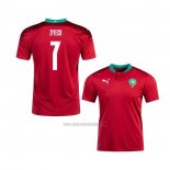 Camiseta Marruecos Jugador Ziyech Primera 2020-2021