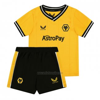 Camiseta Wolves Primera Nino 2023-2024