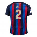Camiseta Barcelona Jugador Dest Primera 2022-2023