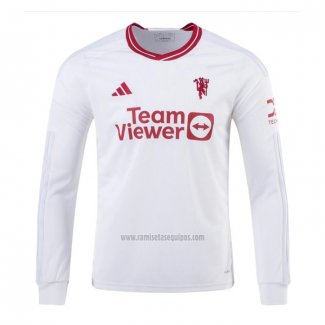 Camiseta Manchester United Tercera Manga Larga 2023-2024