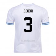 Camiseta Uruguay Jugador D.Godin Segunda 2022