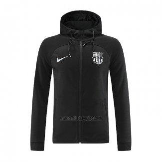 Chaqueta con Capucha del Barcelona 2022-2023 Negro