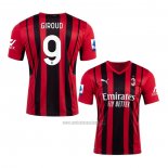 Camiseta AC Milan Jugador Giroud Primera 2021-2022