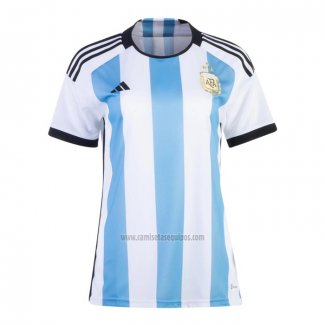 Camiseta Argentina 3 Estrellas Primera Mujer 2022