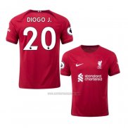 Camiseta Liverpool Jugador Diogo J. Primera 2022-2023