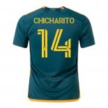 Camiseta Los Angeles Galaxy Jugador Chicharito Segunda 2023-2024