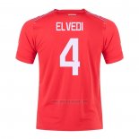 Camiseta Suiza Jugador Elvedi Primera 2022