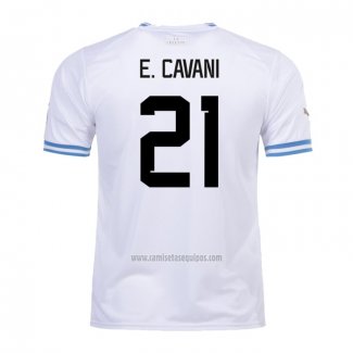 Camiseta Uruguay Jugador E.Cavani Segunda 2022