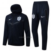 Chandal con Capucha del Inglaterra 2022-2023 Azul