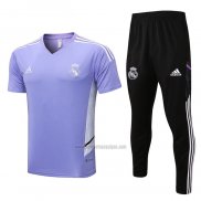 Chandal del Real Madrid Manga Corta 2022-2023 Purpura