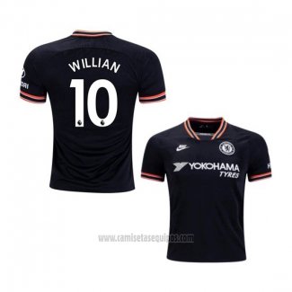 Camiseta Chelsea Jugador Willian Tercera 2019/2020