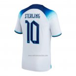 Camiseta Inglaterra Jugador Sterling Primera 2022