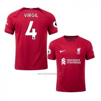 Camiseta Liverpool Jugador Virgil Primera 2022-2023