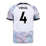 Camiseta Liverpool Jugador Virgil Segunda 2022-2023