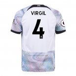 Camiseta Liverpool Jugador Virgil Segunda 2022-2023