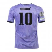 Camiseta Real Madrid Jugador Modric Segunda 2022-2023