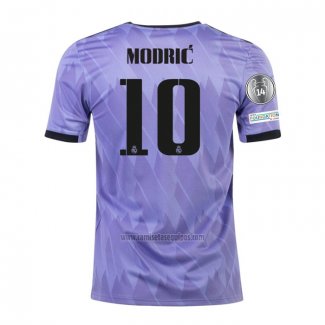 Camiseta Real Madrid Jugador Modric Segunda 2022-2023