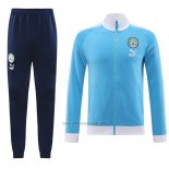 Chandal de Chaqueta del Manchester City 2023-2024 Azul Claro