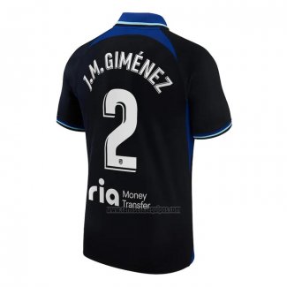 Camiseta Atletico Madrid Jugador J.M.Gimenez Segunda 2022-2023