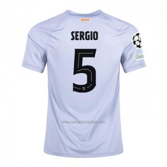 Camiseta Barcelona Jugador Sergio Tercera 2022-2023