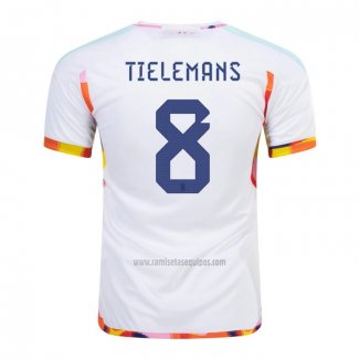 Camiseta Belgica Jugador Tielemans Segunda 2022