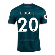 Camiseta Liverpool Jugador Diogo J. Segunda 2022-2023