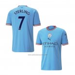 Camiseta Manchester City Jugador Sterling Primera 2022-2023