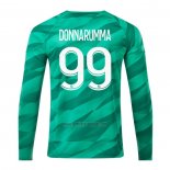 Camiseta Paris Saint-Germain Jugador Donnarumma Portero Manga Larga 2023-2024 Verde