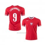Camiseta Polonia Jugador Lewandowski Segunda 2020-2021