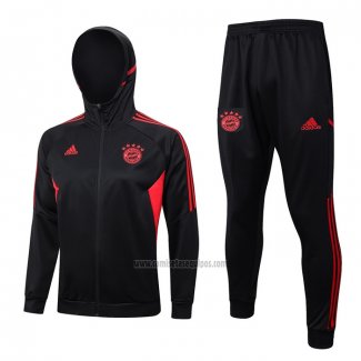 Chandal con Capucha del Bayern Munich 2023-2024 Negro