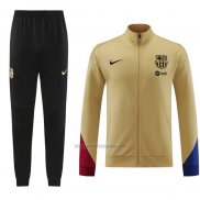 Chandal de Chaqueta del Barcelona 2023-2024 Amarillo